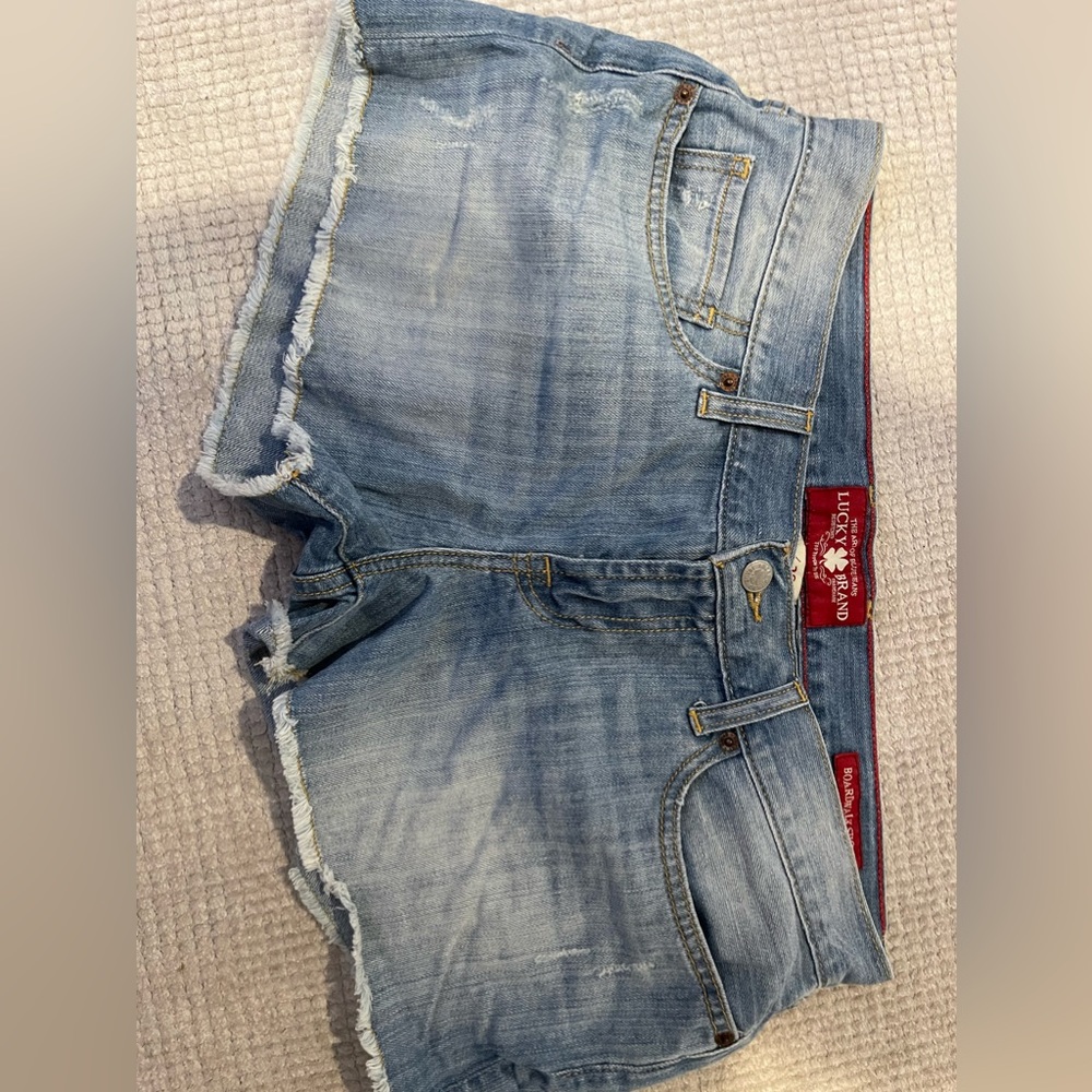 Denim shorts